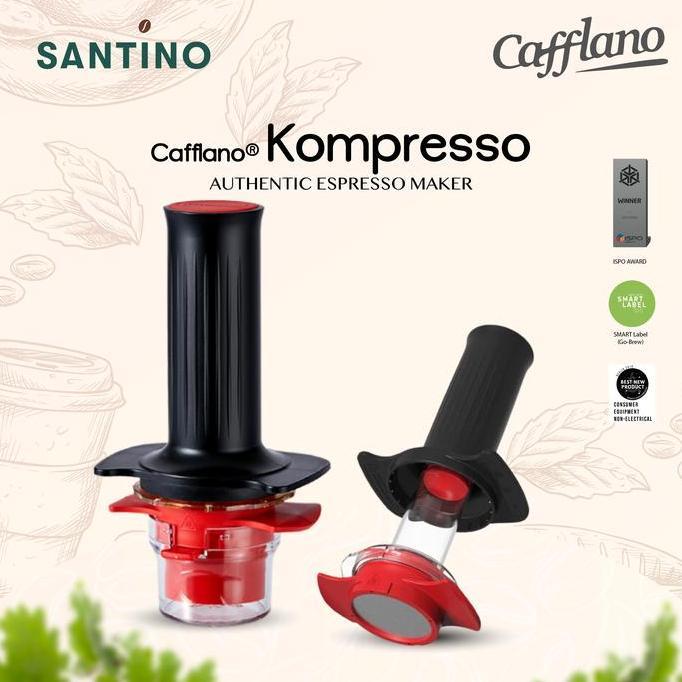 Terlaris Cafflano Kompresso - Kompresso - Alat Kopi Manual - Alat Kopi Espresso - Pembuat Espresso -