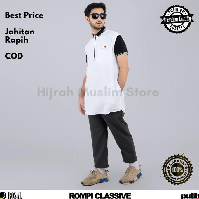 Baju Muslim Rompi Shalat Classive ROSAL - Rompi Shalat Pria Dewasa
