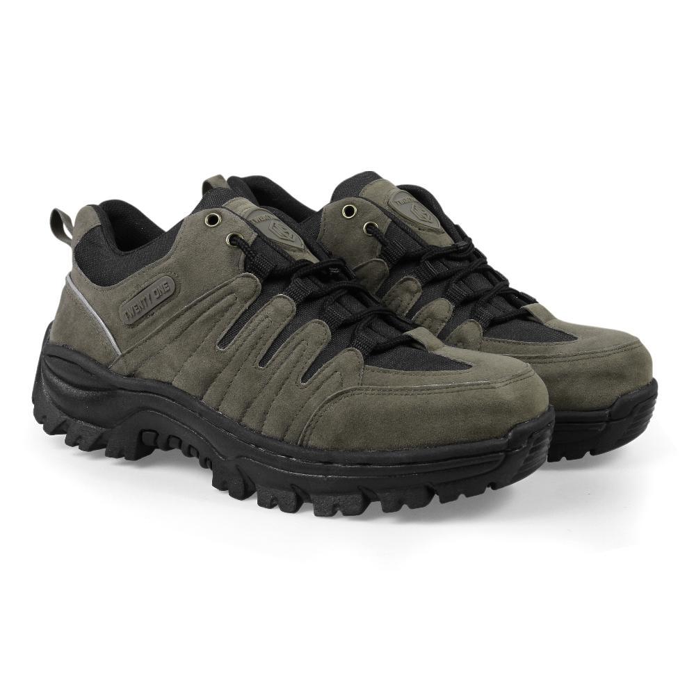 Sepatu Pria Safety Shoes Hiking Outdoor Ujung Besi