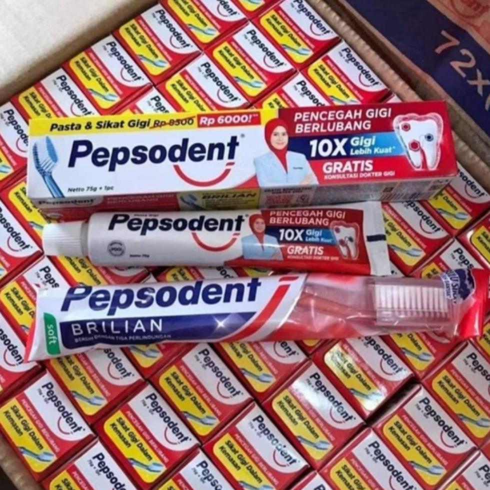 Pepsodent Promo Gratis Sikat Gigi 1 Karton ( Isi 72 Pcs ) | Pepsodent Gratis Sikat