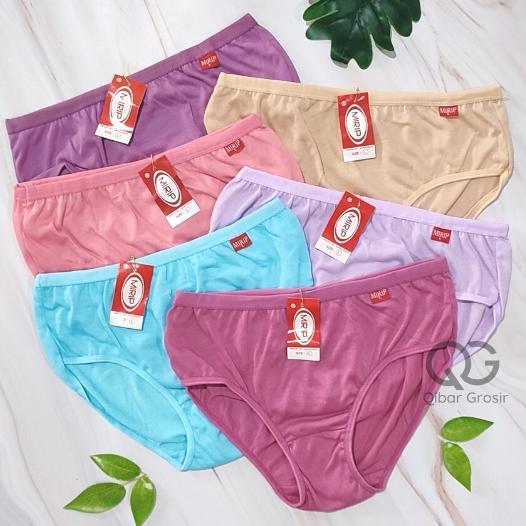 ready stock 3 pcs celana dalam cd wanita polos halus size m-l-xl-3l-4l-5l undies cewek dewasa remaja