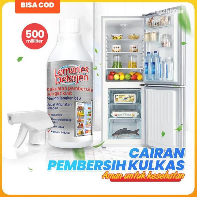 Pembersih kulkas, disinfektan rumah tangga, antibakteri, penghilang bau, pengharum ruangan, semprota