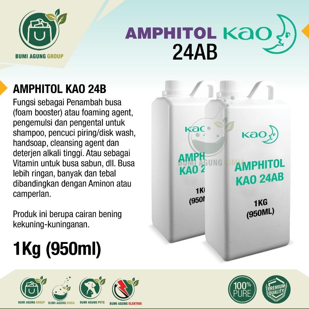 NEW Amphitol 24AB 55AB KAO / Ampitol / CAPB / Betaine / Foam Booster 1 LITER [terbaik][terlaris]