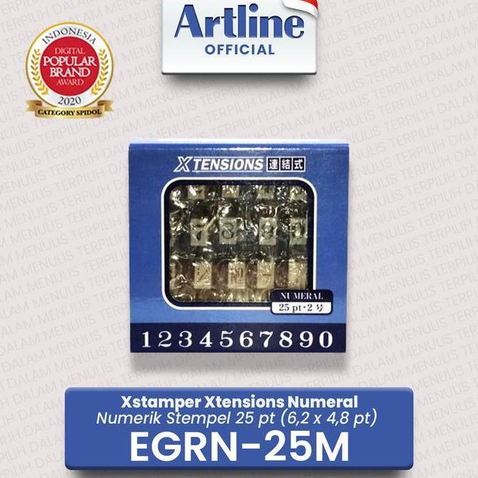 ARTLINE Xstamper Xtensions Numeral Stamp / Numerik Stempel EGRN-25M