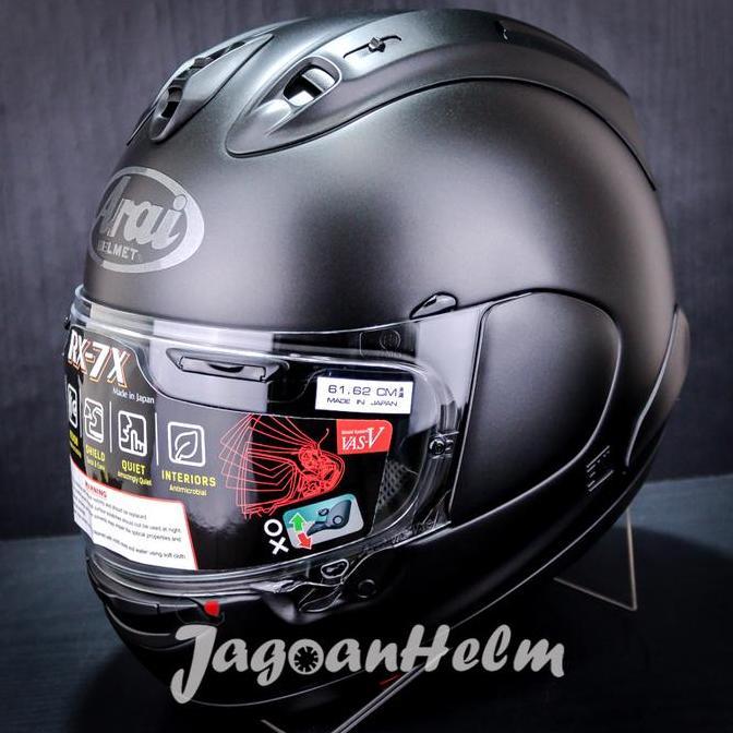 ARAI HELM RX-7X SOLID | FLAT BLACK | SOLID RX7X FULLFACE Helmet Motorcycle