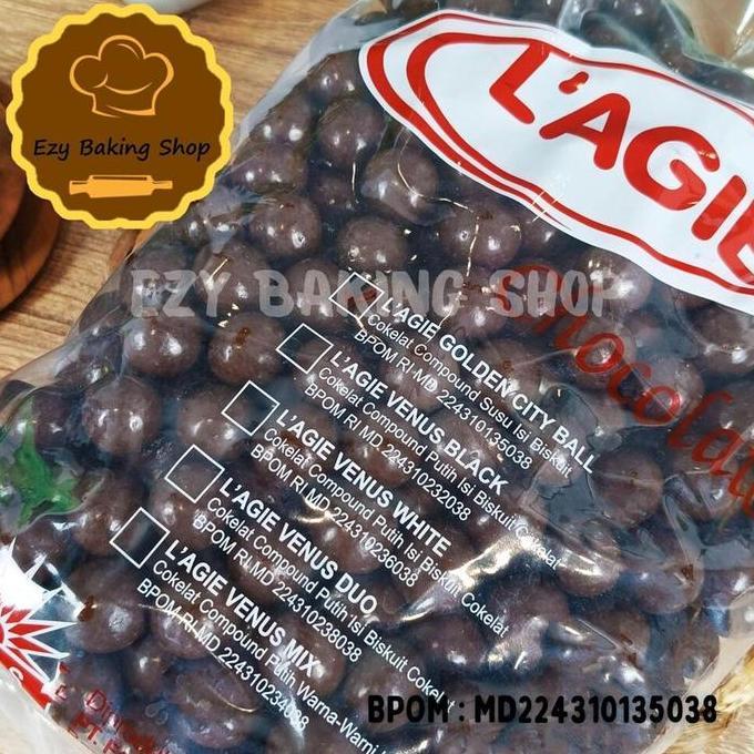Lagie Coklat Kiloan 1kg - Coklat Coin Choco Ball Biskuit Coklat Kacang