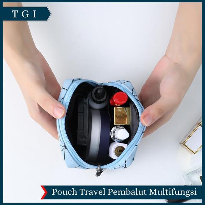 Trucco- Tgi - Dompet Kecil Pembalut Pouch Uang Terproof Nita Pouch Makeup