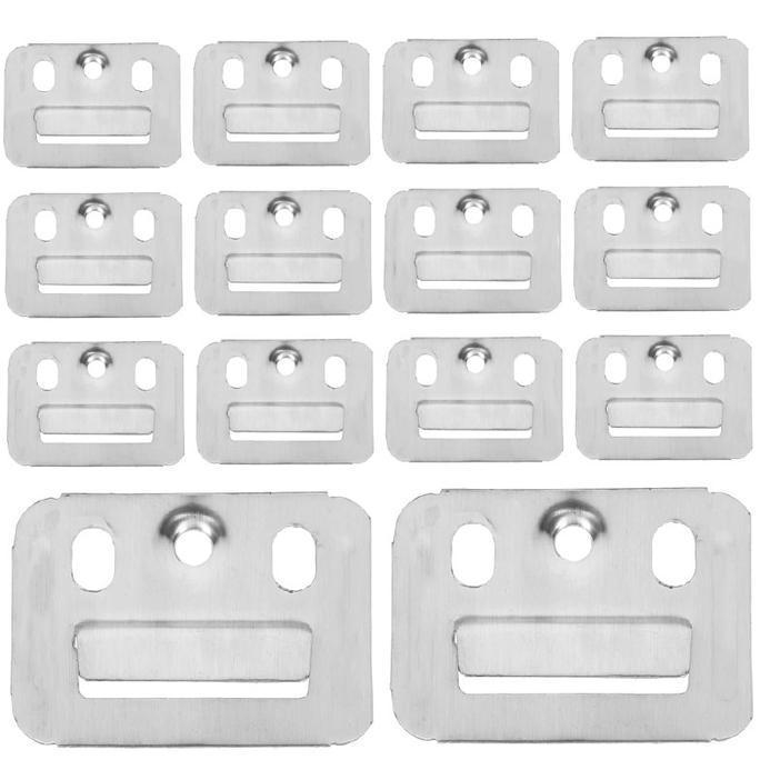 RELMARAMA 100pc/Bag Clip Wallboard Bracket Wpc Wall Panel Wallpanel Wpc Klip Wpc Wall Panel Clip Pen