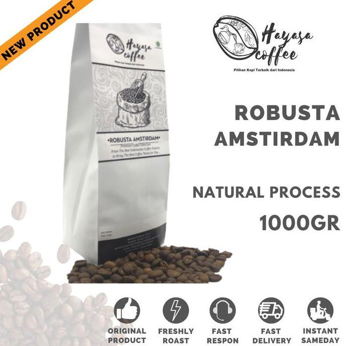[] Kopi Hayasa Amstirdam Dampit Malang Robusta - 1 Kg