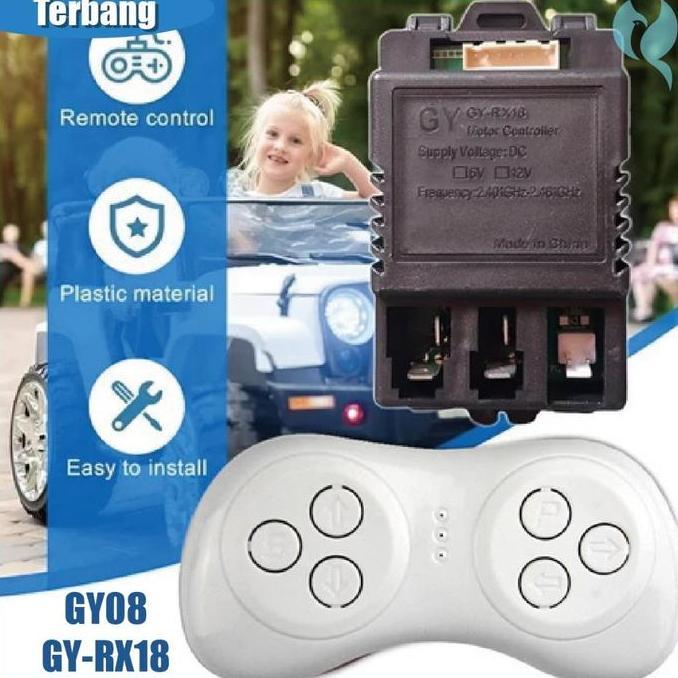Receiver Mobil AKI GY RX18 Receiver Mobil Remote Control RX 18 7 Pin Receiver Mobil AKI 12 Volt 6 Vo