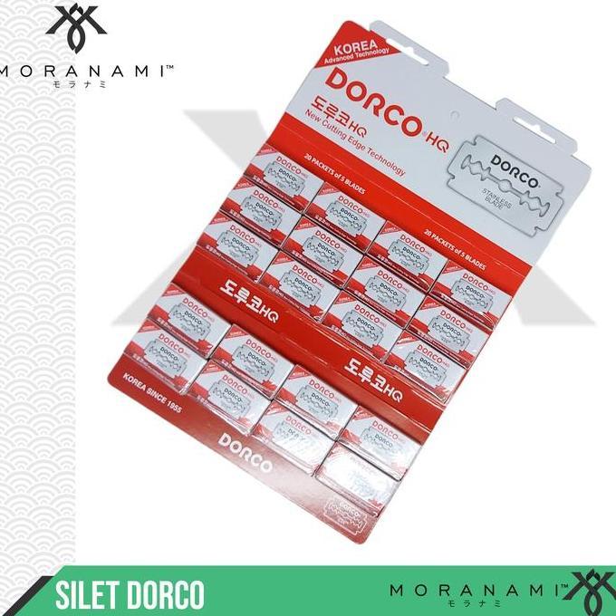 Trucco- Silet Dorco Silet Cukur Jenggot Rambut Pisau Silet Cukur Tajam