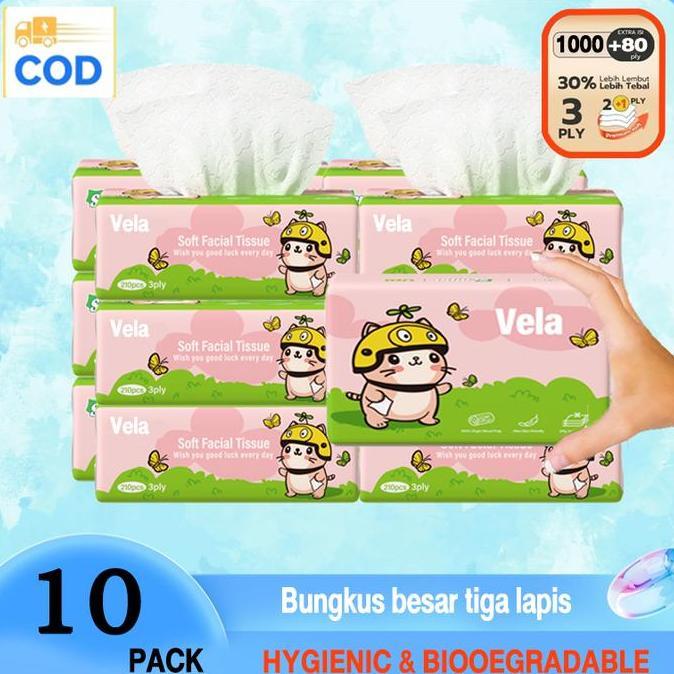 10 pcs BELI 7 GRATIS 3 PAKET RAMADHAN Vale 3 ply harga promo murah gratis ongkir bisa cod tisu murah