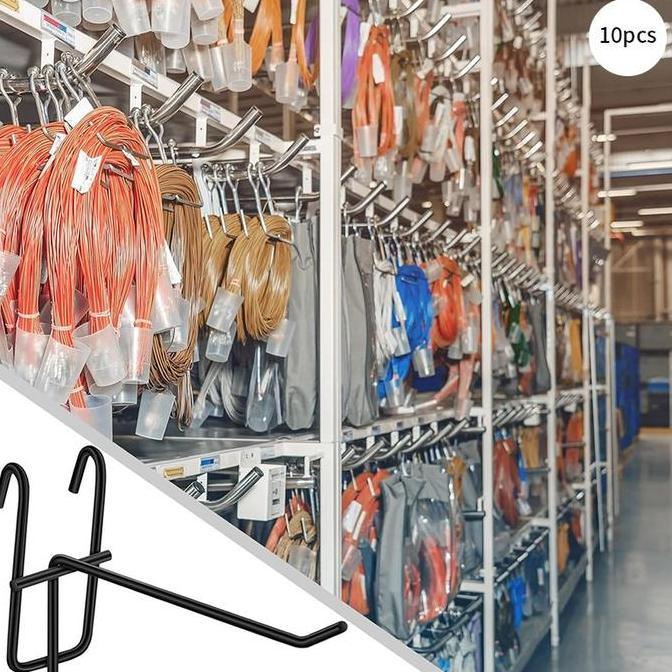 RELMARAMA 10pcs Ram Hook Hook Ram Dinding Ram Gantungan Aksesoris Hook Ram Gantungan Ram Aksesoris R