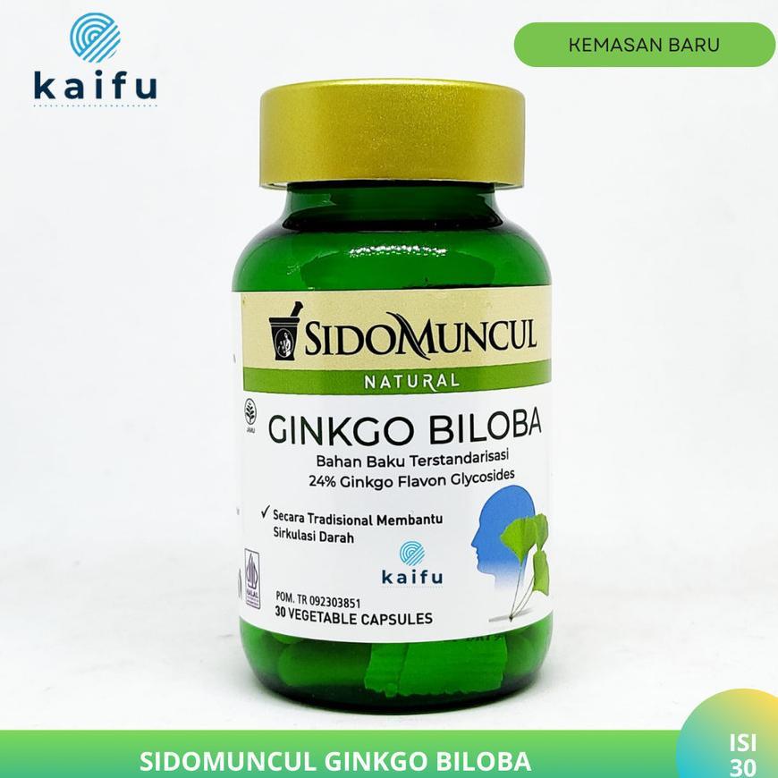 Sidomuncul Herbal Ginkgo Biloba Isi 30 Kapsul