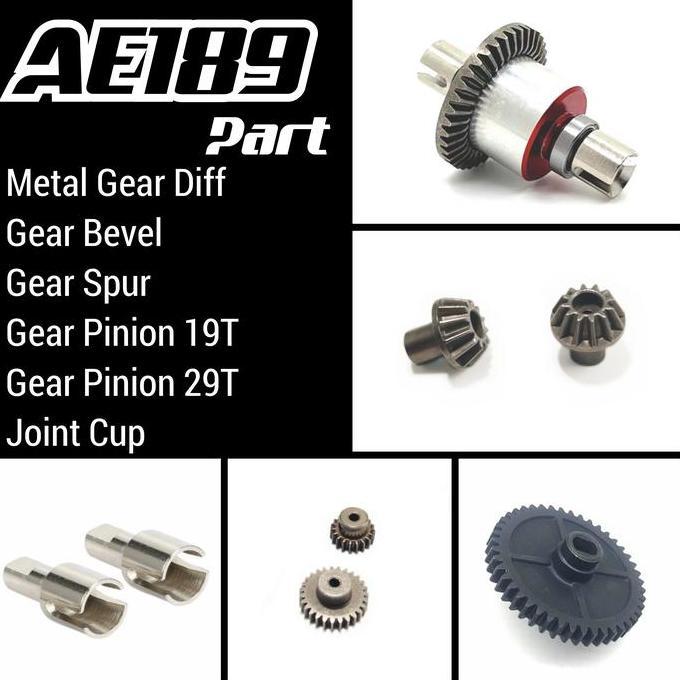 Part AE189 Gear Differential Gear Bevel Joint cup Gear pinion gear diff gear spur gear pinion