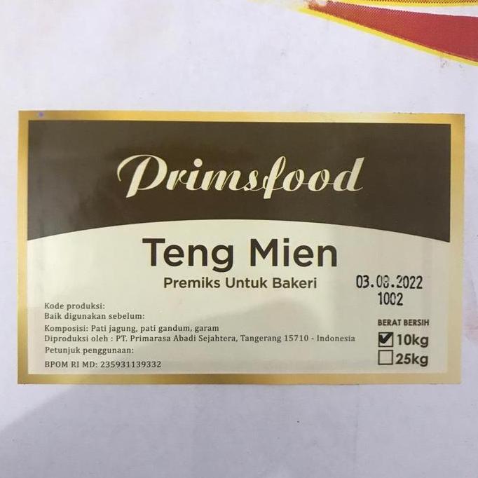 Ovo- Tepung Tang Mien Dimsum - Teng Mien Prims Food Repack 1Kg