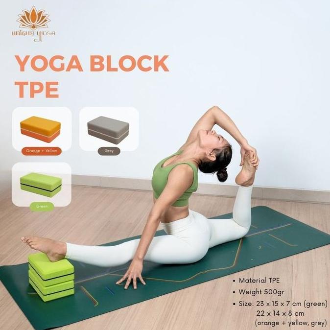 Balok Yoga TPE  / Yoga Block TPE / Balok Yoga Murah