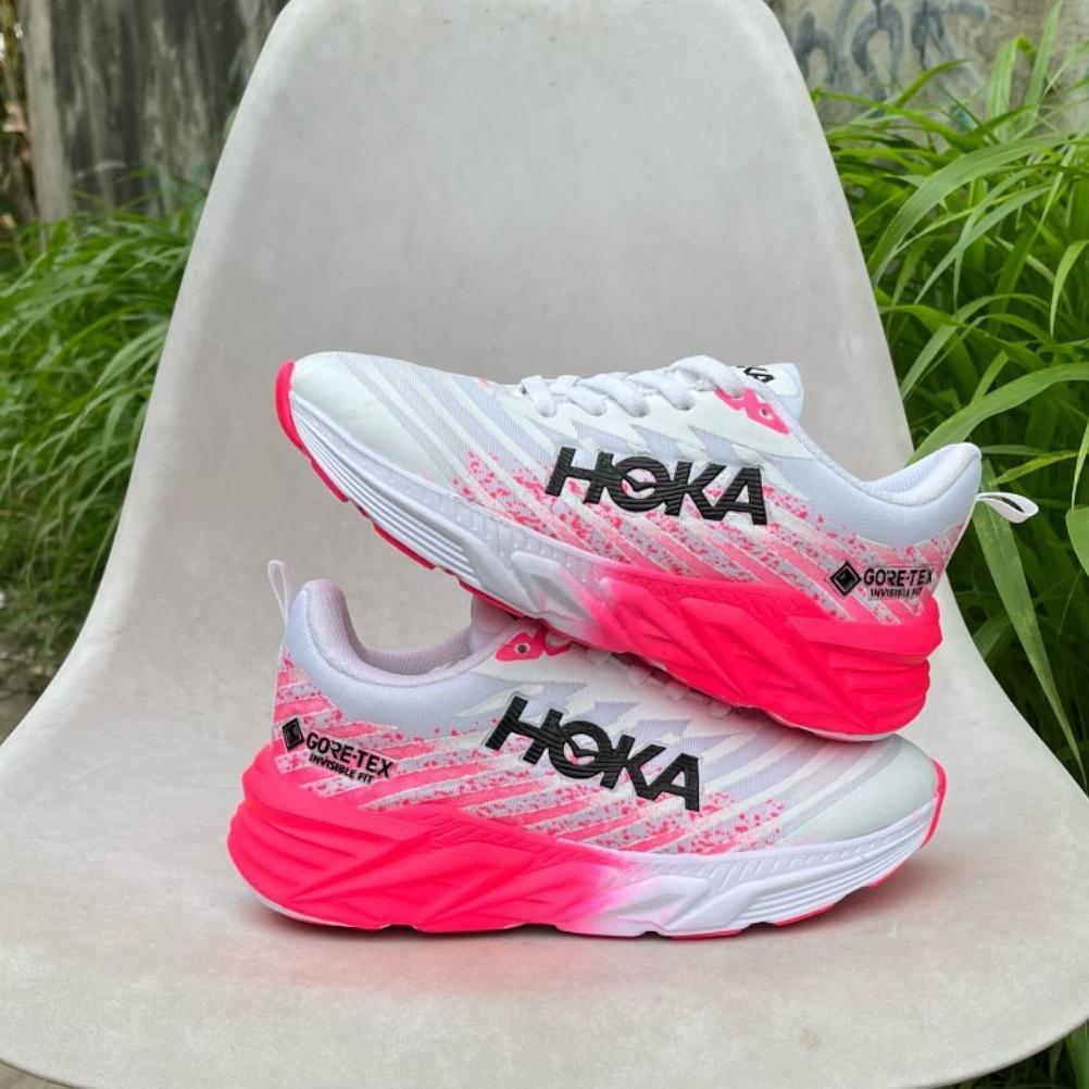 ORIGINAL SEPATU HOKA MACH 5 SEPATU OLAHRAGA WANITA SEPATU RUUNING