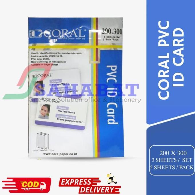CORAL PVC ID CARD,KERTAS ID CARD