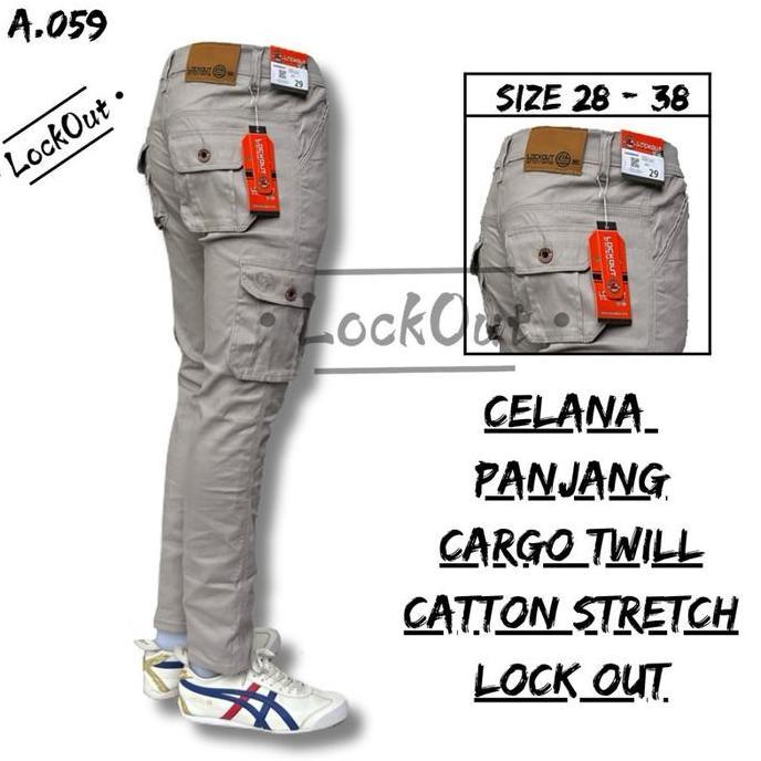 warhan_pik - celana panjang cargo kimpul pdl streatch x-over