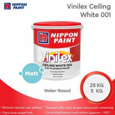 Cat Vinilex White 001 / Vinilex Cat Plafon / Cat Ceiling 25kg