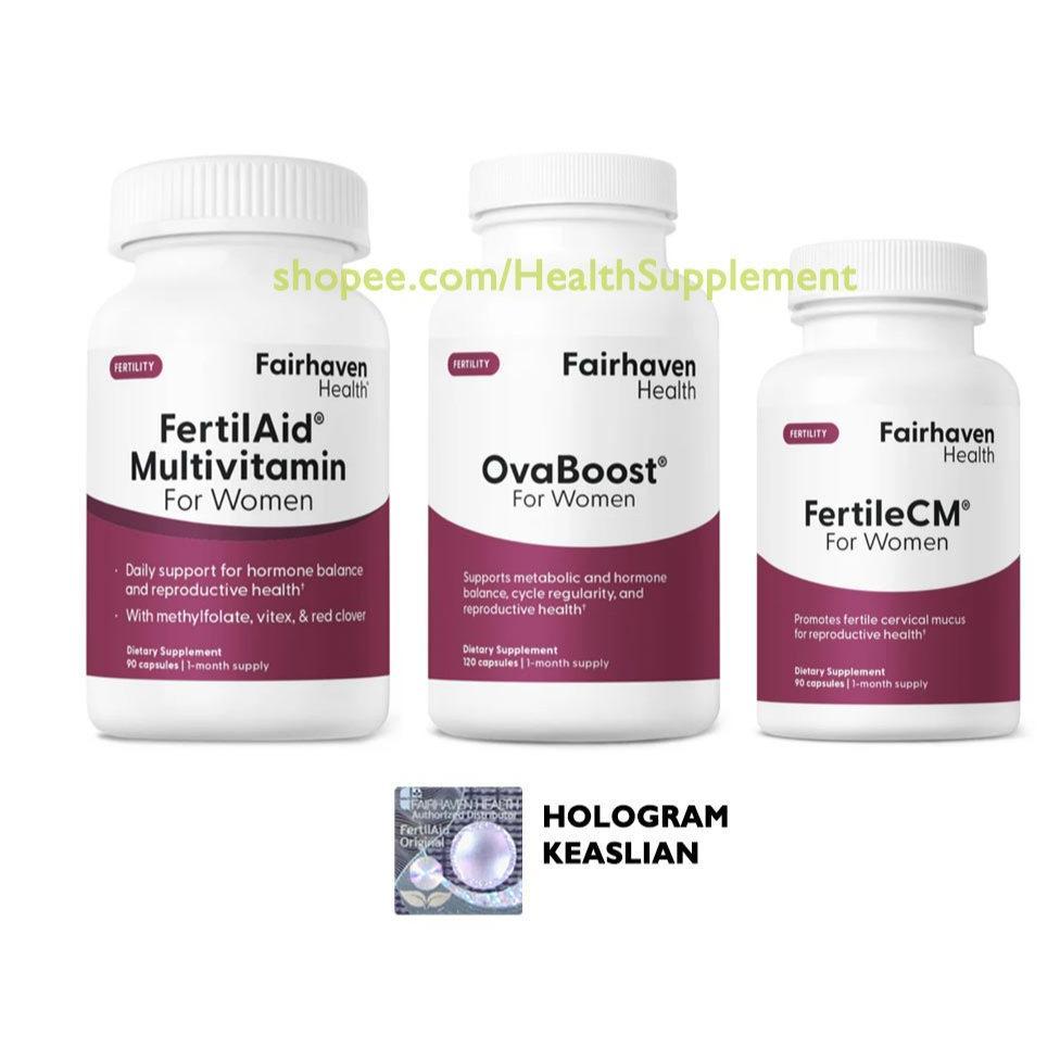 Fertilaid For Women + Fertilecm + Ovaboost: Paket Komplit Kesuburan Wanita