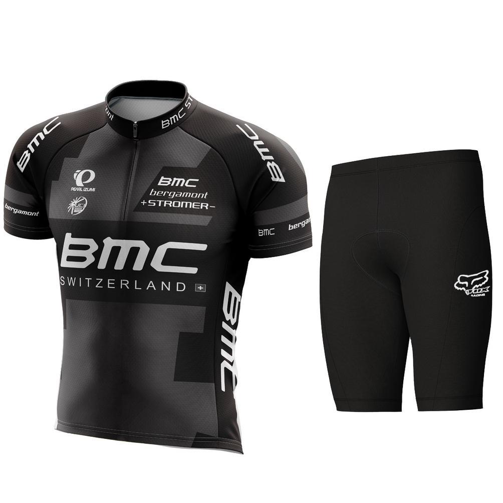 BEST DEALS Setelan Kaos Jersey Sepeda dan Celana Sepeda Set BMC MTB Roadbike Unisex