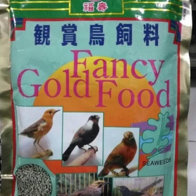 fancy gold food hijau pur burung ijo voer pakan burung beo poksai dll