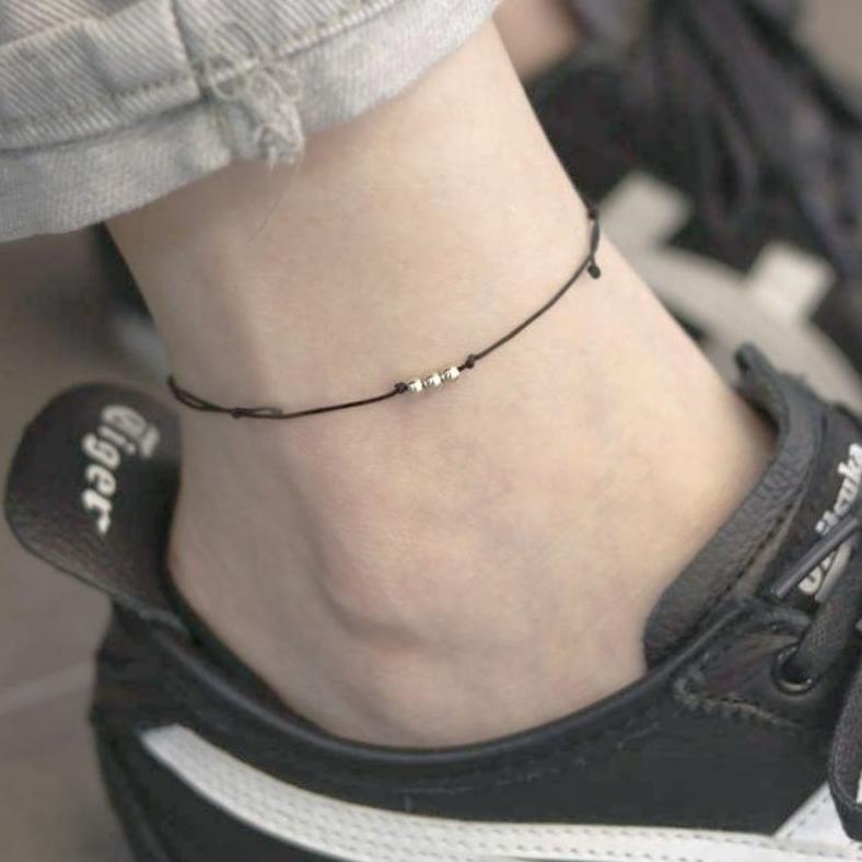 READY STOCK Gelang Kaki Anti Air / Gelang Kaki Tali Hitam / Gelang Kaki Simple /Gelang Kaki manik ma