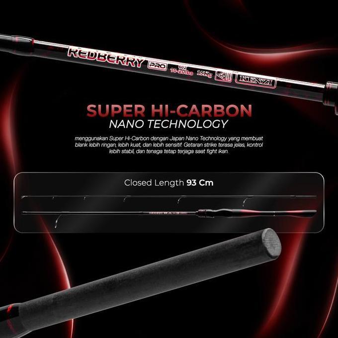 HARGA DISC - JORAN KENZI REDBERRY PRO 602 SiC Guide Stainless Frame Anti Korosi Carbon Nano Solid 1.