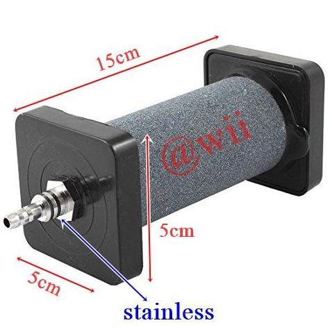 ZAVAGO Silinder 15 cm 15cm Air Stone Cylinder Batu Gelembung Udara Aerator Aquarium