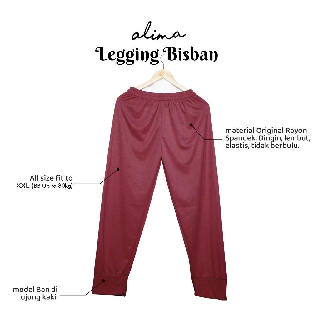 SUPER DEAL LEGGING KAOS CELAMIS WANITA DEWASA MUSLIMAH BISBAN DAN KARET BY ALIMA