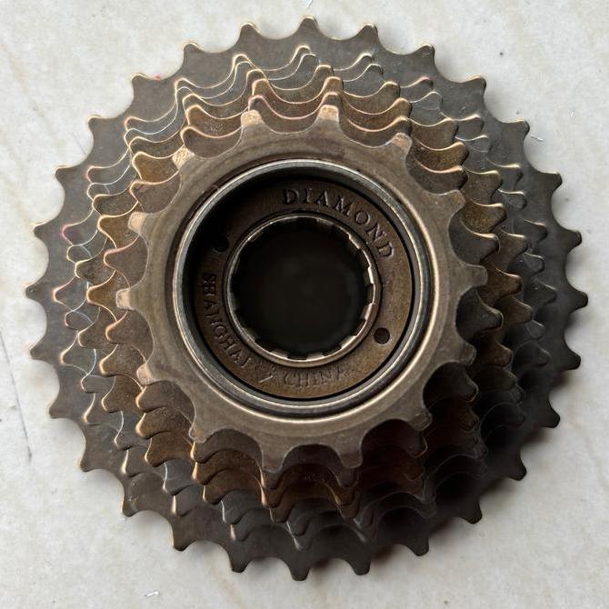Sprocket gear gir 7 speed diamond sepeda lipat mtb federal minion