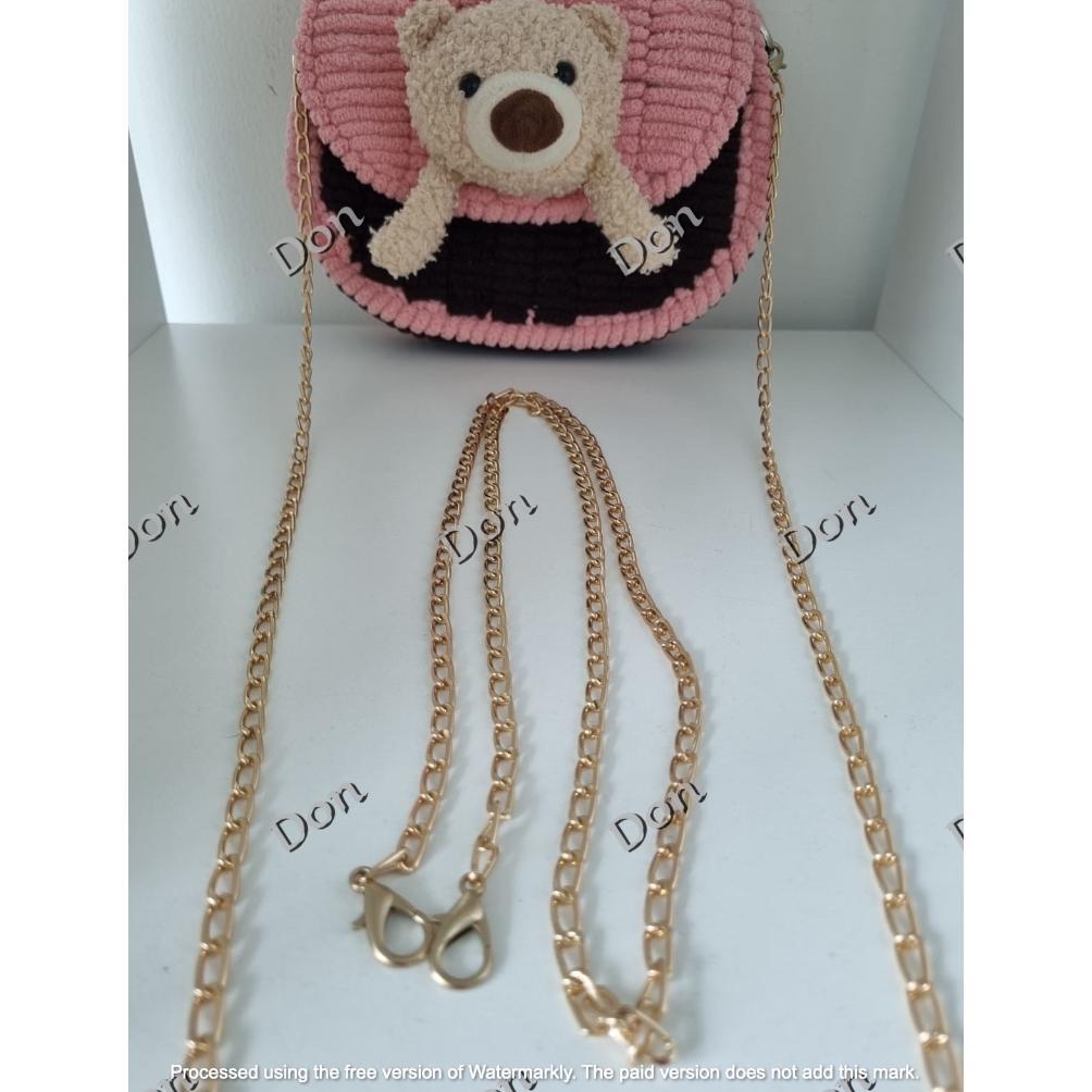 recommended rantai tas tepas  pipih kecil besi 40 cm. 55 cm dan 110 cm / pcs