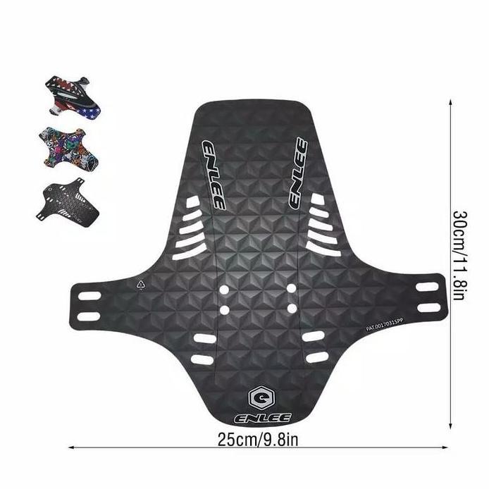 Mudguard Spakbor Sepeda Enlee MTB New Black