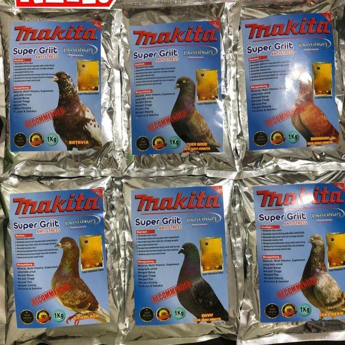 GRIT MAKITA MERPATI SUPER GRIIT PAKAN ASIANAN BURUNG MERPATI VETAFARM