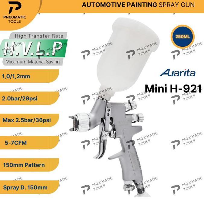 Spray Gun AUARITA Mini H921 HVLP - Automotive Painting Spray Gun H-921