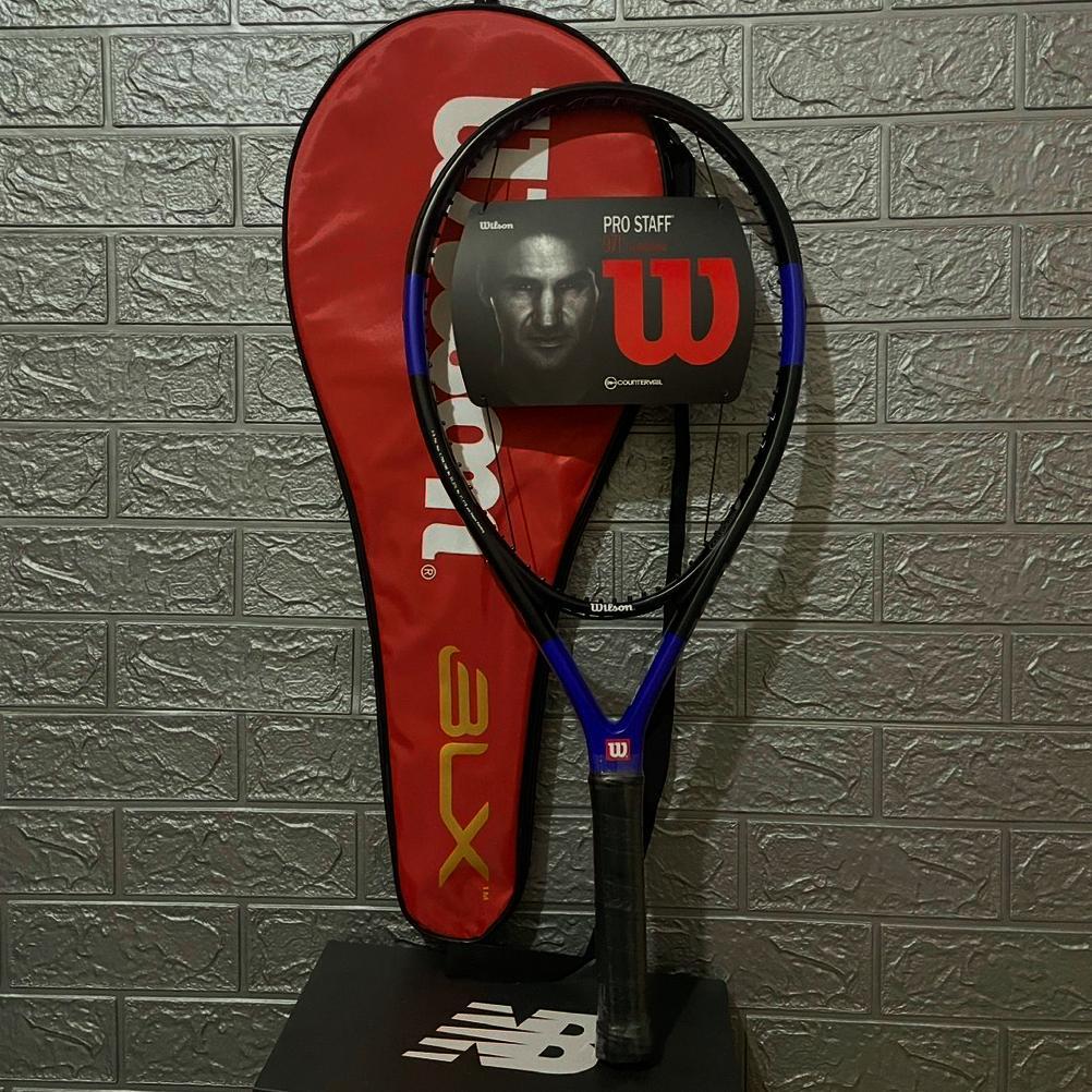 TERBARU Raket Tenis Lapangan Carbon Matrix Premium WILSON HAMMER FREE Tas