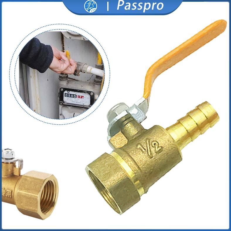 Stop Valve Kran Gas 1/2" Inch Keran Gas Bahan Kuningan