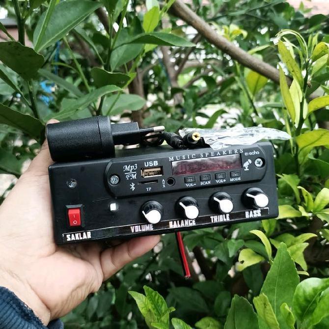 Power Amplifier DC 12 Volt , Amplifier Mini, Power Amplifier mini Stereo 130 Watt dengan Bass Mantap