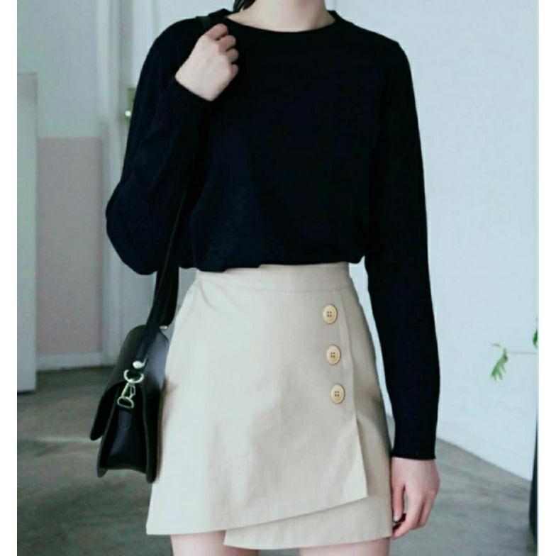 TERBARU KOREAN MINISKIRT ROK CELANA PENDEK WANITA | HOTPANTS CELANA ROK WANITA JUMBO