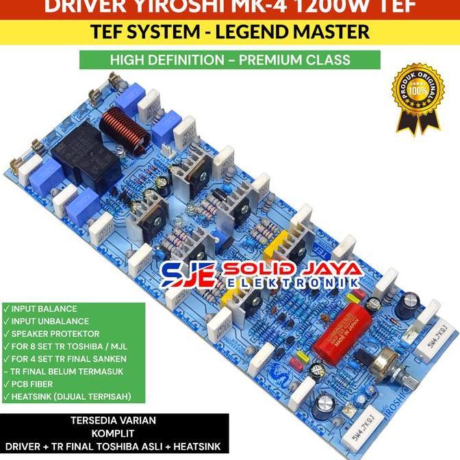 DRIVER POWER PROFESIONAL AMPLIFIER YIROSHI MK4 1200W LEGEND MASTER