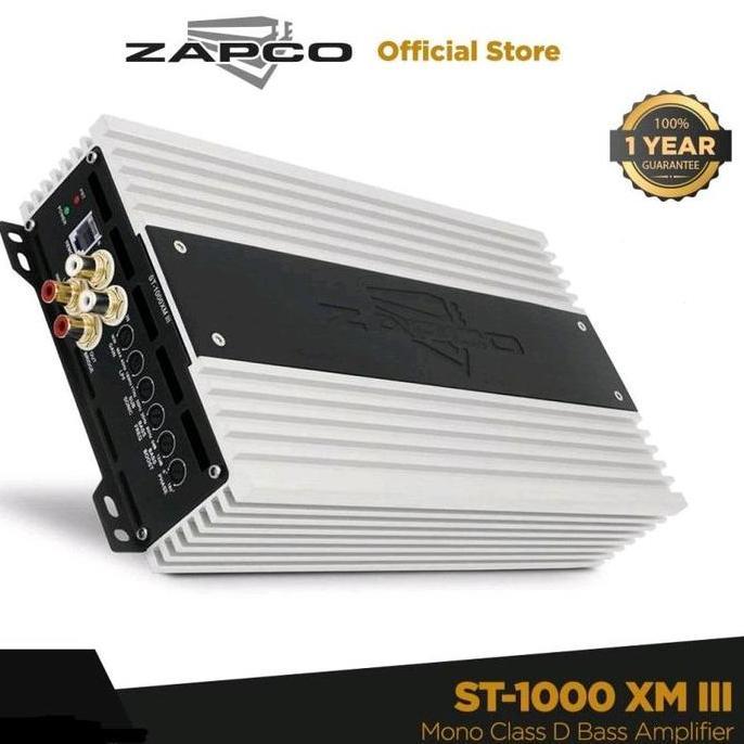 Zapco ST-1000 XMIII / ST 1000 XM III Monoblok Class D Amplifier Resmi terlaris