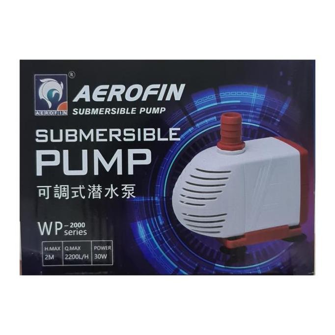 Termurah Aerofin Waterpump Pompa Air Celup Akuarium Wp-2000 Wp2000 2200L/H
