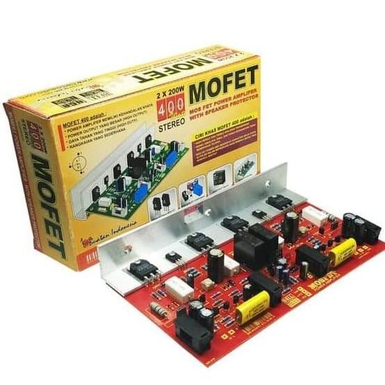 KIT POWER MOFET 400W STEREO TR FINAL ASLI 400 WATT AMPLIFIER BELL BGR