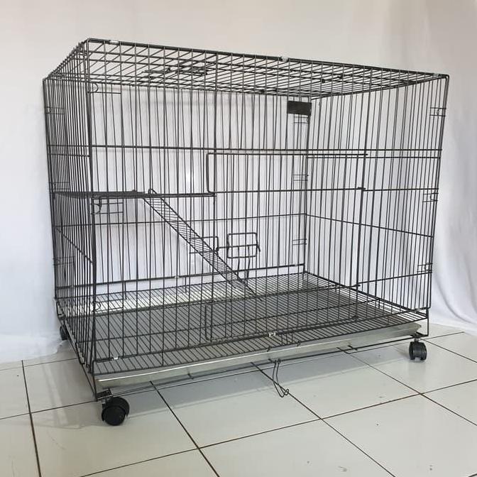 KANDANG KUCING / ANJING / KELINCI / MUSANG / IGUANA / LIPAT SIZE JUMBO