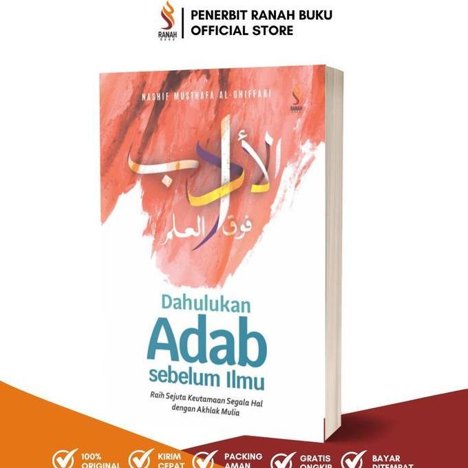 ovandakiseller - ranah buku literasi - buku dahulukan adab sebelum ilmu