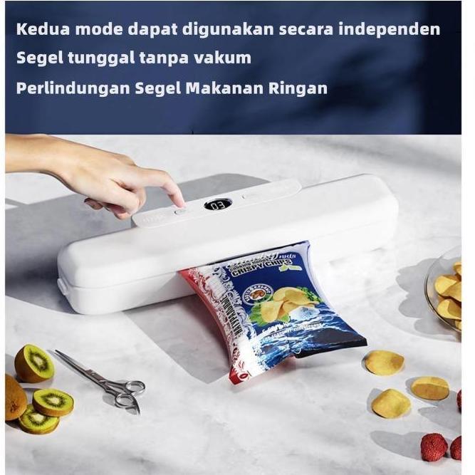 UPUPIN Alat Vacuum Sealer Makanan - Fresh Food Packing Alat Vacum Makanan Frozen Mesin Vacum Makanan