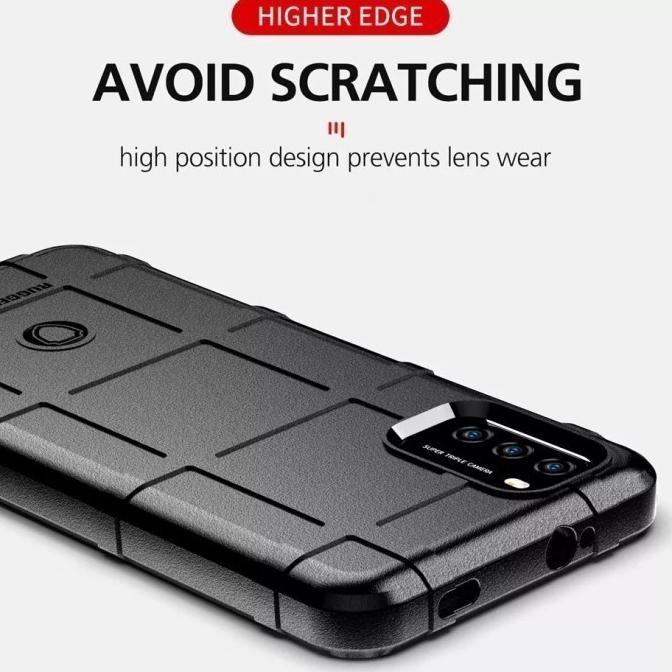 TERMURAH CASE XIAOMI POCO M3 / POCO M3 PRO RUGGED SHIELD ARMOR MILITARY ANTI SHOCK PROOF - RUGGED-SH