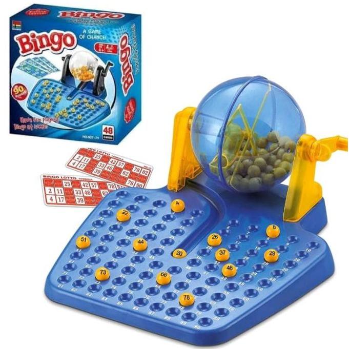 Aminahhasyim- Bingo Cage Big Size Mainan Roller Bola Undian Mainan Board Game Anak Mainan Edukasi Ha